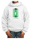 Full Energy 100 Percent Youth Hoodie Pullover Sweatshirt-Youth Hoodie-TooLoud-White-XS-Davson Sales