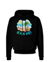 Fun Summer Beach Scene - Beach Baby Dark Hoodie Sweatshirt by TooLoud-Hoodie-TooLoud-Black-Small-Davson Sales