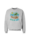 Fun Summer Beach Scene - Beach Baby Sweatshirt by TooLoud-Sweatshirts-TooLoud-AshGray-Small-Davson Sales