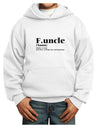 Funcle - Fun Uncle Youth Hoodie Pullover Sweatshirt by TooLoud-Youth Hoodie-TooLoud-White-XS-Davson Sales