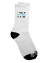 Funny Gamer Adult Crew Socks - A Must-Have Addition for Gaming Enthusiasts by TooLoud-Socks-TooLoud-White-Ladies-4-6-Davson Sales