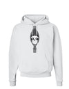 Funny Panda Peeking Out of Zipper Hoodie Sweatshirt by TooLoud-Hoodie-TooLoud-White-Small-Davson Sales