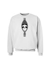 Funny Panda Peeking Out of Zipper Sweatshirt by TooLoud-Sweatshirts-TooLoud-White-Small-Davson Sales