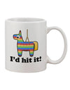 Funny Pinata Design Printed 11 oz Coffee Mug - Expertly Crafted by TooLoud-11 OZ Coffee Mug-TooLoud-White-Davson Sales