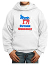 Future Democrat Youth Hoodie Pullover Sweatshirt-Youth Hoodie-TooLoud-White-XS-Davson Sales