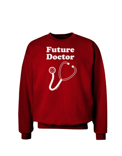 Future Doctor Adult Dark Sweatshirt-Sweatshirts-TooLoud-Deep-Red-Small-Davson Sales