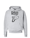 Future Doctor Distressed Hoodie Sweatshirt-Hoodie-TooLoud-AshGray-Small-Davson Sales