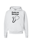 Future Doctor Distressed Hoodie Sweatshirt-Hoodie-TooLoud-White-Small-Davson Sales