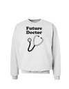 Future Doctor Distressed Sweatshirt-Sweatshirts-TooLoud-White-Small-Davson Sales