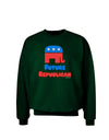 Future Republican Adult Dark Sweatshirt-Sweatshirts-TooLoud-Deep-Forest-Green-Small-Davson Sales