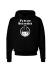 Future Scientist Distressed Dark Hoodie Sweatshirt-Hoodie-TooLoud-Black-Small-Davson Sales