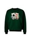 Gambling Weapons Adult Dark Sweatshirt-Sweatshirt-TooLoud-Deep-Forest-Green-Small-Davson Sales