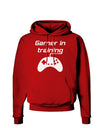 Gamer In Training BnW Dark Hoodie Sweatshirt-Hoodie-TooLoud-Red-Small-Davson Sales