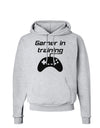 Gamer In Training BnW Hoodie Sweatshirt-Hoodie-TooLoud-AshGray-Small-Davson Sales