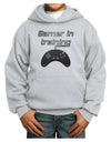 Gamer In Training Color Youth Hoodie Pullover Sweatshirt-Youth Hoodie-TooLoud-Ash-XS-Davson Sales