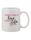 Gandhi Inspired 11 oz Coffee Mug - Perfect for Love and Warmth TooLoud-11 OZ Coffee Mug-TooLoud-White-Davson Sales