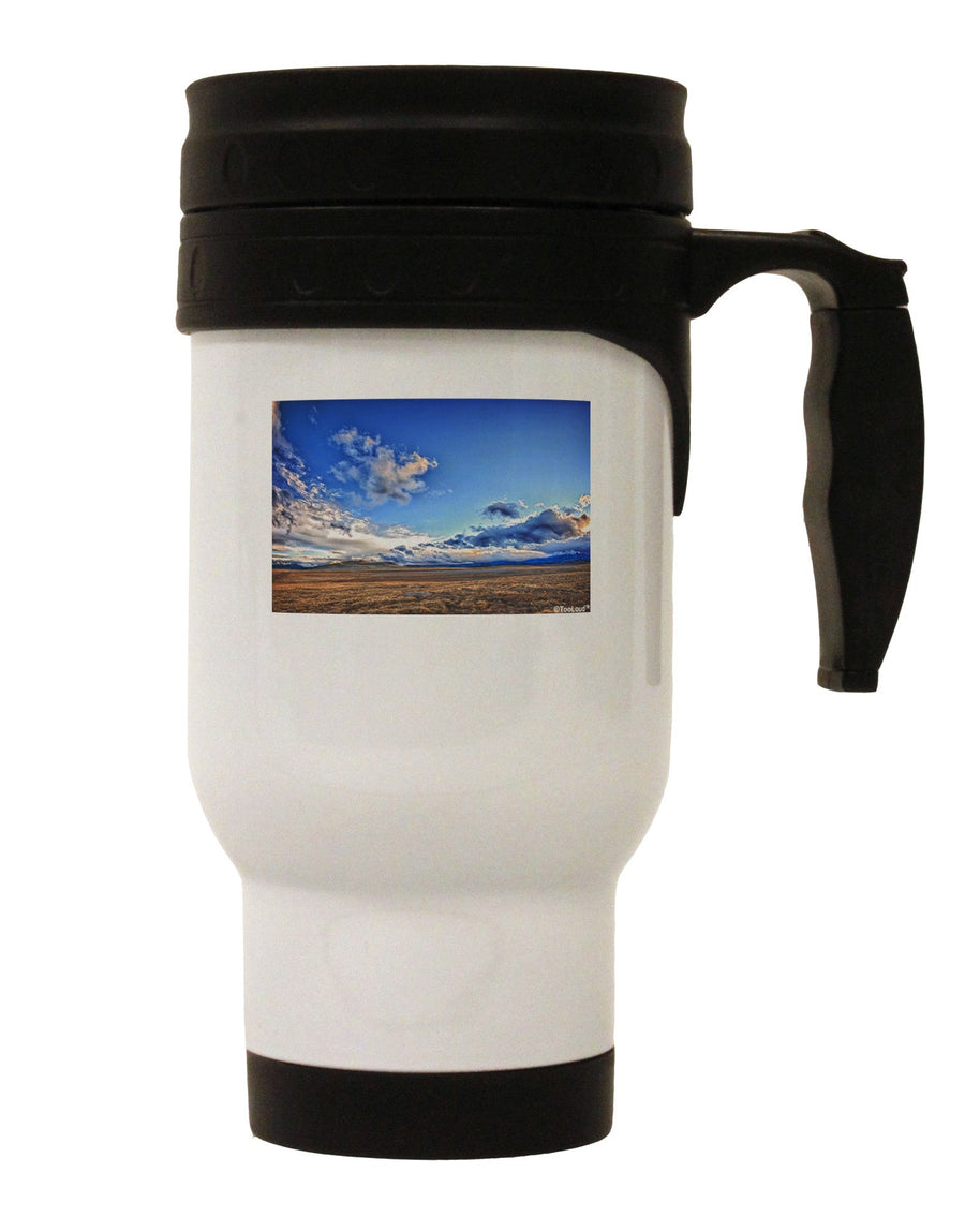 Garden of the Gods Colorado Stainless Steel 14oz Travel Mug-Travel Mugs-TooLoud-White-Davson Sales