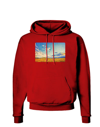 Garden of the Gods Watercolor Dark Hoodie Sweatshirt-Hoodie-TooLoud-Red-Small-Davson Sales