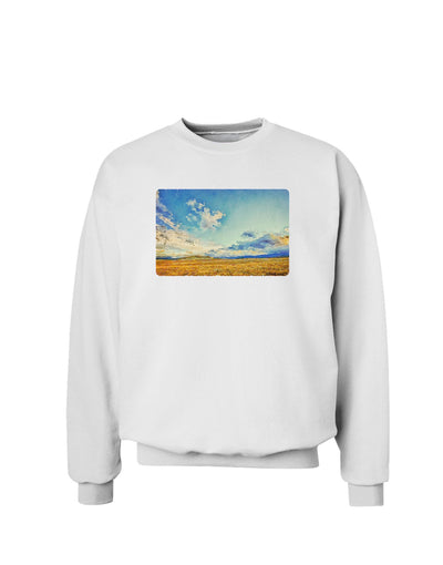 Garden of the Gods Watercolor Sweatshirt-Sweatshirts-TooLoud-White-Small-Davson Sales