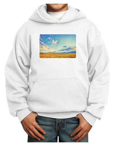 Garden of the Gods Watercolor Youth Hoodie Pullover Sweatshirt-Youth Hoodie-TooLoud-White-XS-Davson Sales