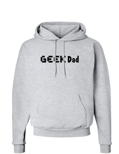 Geek Dad Hoodie Sweatshirt-TooLoud-AshGray-Small-Davson Sales