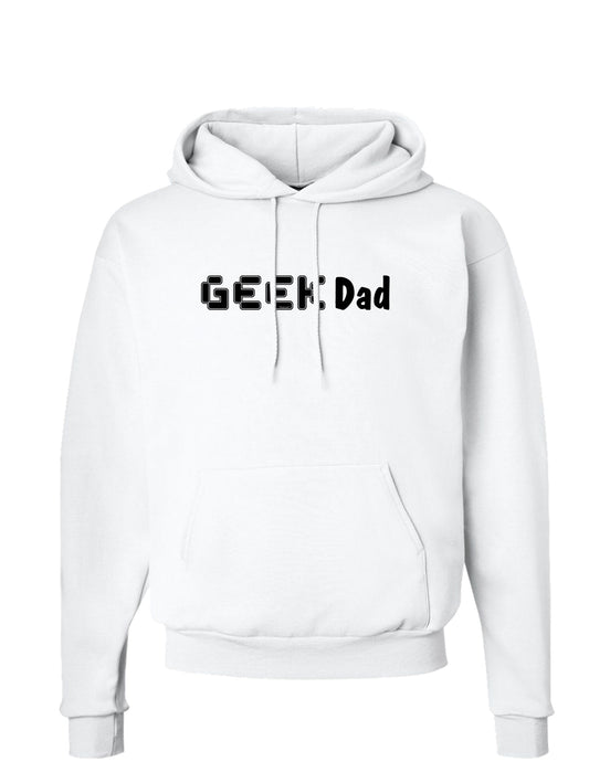 Geek Dad Hoodie Sweatshirt-TooLoud-White-Small-Davson Sales