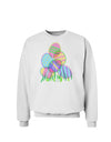 Gel Look Easter Eggs Sweatshirt-Sweatshirts-TooLoud-White-Small-Davson Sales