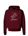 Gemini Constellation Dark Hoodie Sweatshirt-Hoodie-TooLoud-Maroon-Small-Davson Sales