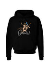 Gemini Illustration Color Dark Hoodie Sweatshirt-Hoodie-TooLoud-Black-Small-Davson Sales