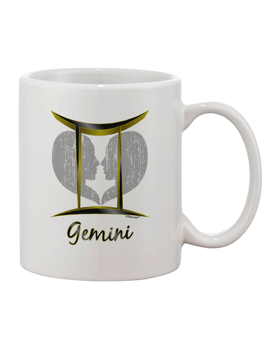 Gemini Symbol Adorned 11 oz Coffee Mug - TooLoud-11 OZ Coffee Mug-TooLoud-White-Davson Sales