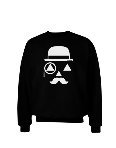 Gentleman Jack-o-lantern Adult Dark Sweatshirt-Sweatshirts-TooLoud-Black-Small-Davson Sales