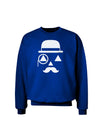 Gentleman Jack-o-lantern Adult Dark Sweatshirt-Sweatshirts-TooLoud-Deep-Royal-Blue-Small-Davson Sales