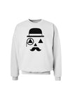 Gentleman Jack-o-lantern Sweatshirt-Sweatshirts-TooLoud-White-Small-Davson Sales