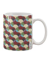 Geometric Abstract AOP Printed 11 oz Coffee Mug - Expertly Crafted Drinkware by TooLoud-11 OZ Coffee Mug-TooLoud-White-Davson Sales