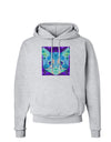 Geometric Kitty Inverted Hoodie Sweatshirt-Hoodie-TooLoud-AshGray-Small-Davson Sales