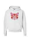 Geometric Kitty Red Hoodie Sweatshirt-Hoodie-TooLoud-White-Small-Davson Sales
