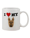 German Shepherd Dog Lover's - Adorable 11 oz Coffee Mug by TooLoud-11 OZ Coffee Mug-TooLoud-White-Davson Sales