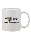 German Shepherd Lover's 11 oz Coffee Mug - TooLoud-11 OZ Coffee Mug-TooLoud-White-Davson Sales