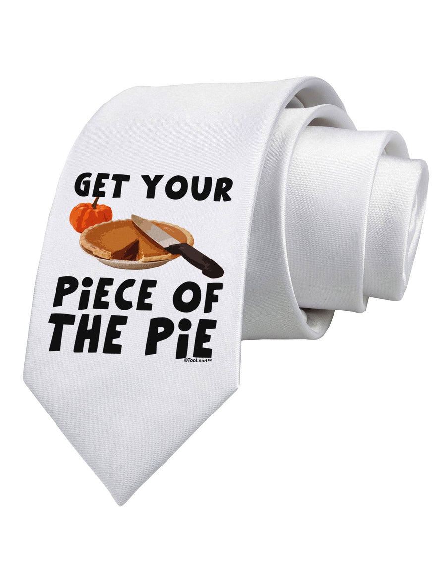 Get Your Piece Printed White Necktie