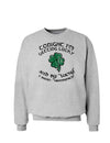 Getting Lucky Hammered St. Patrick's Day Sweatshirt-Sweatshirts-TooLoud-Ash Gray-Small-Davson Sales