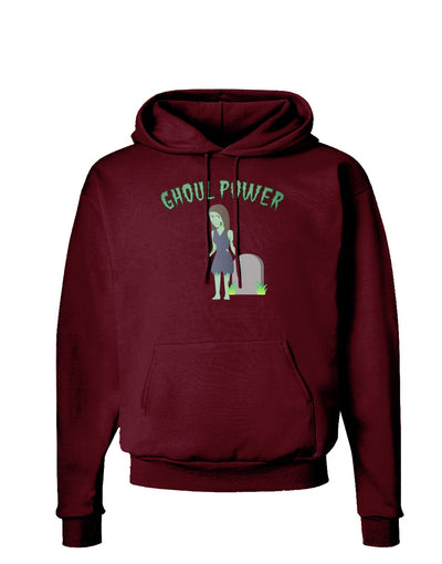 Ghoul Power - Funny Halloween Dark Hoodie Sweatshirt-Hoodie-TooLoud-Maroon-Small-Davson Sales