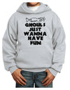 Ghouls Just Wanna Have Fun Youth Hoodie Pullover Sweatshirt-Youth Hoodie-TooLoud-Ash-XS-Davson Sales