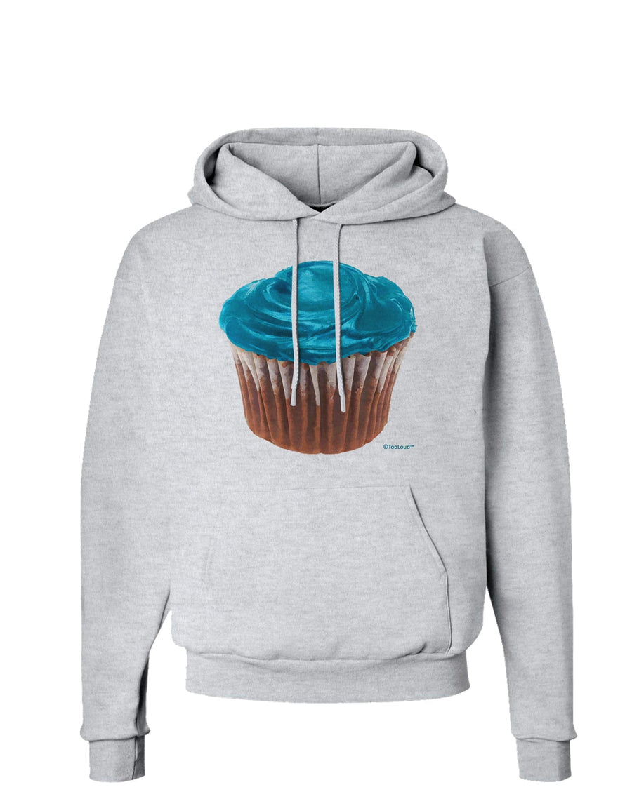 Giant Bright Turquoise Cupcake Hoodie Sweatshirt by TooLoud-Hoodie-TooLoud-White-Small-Davson Sales