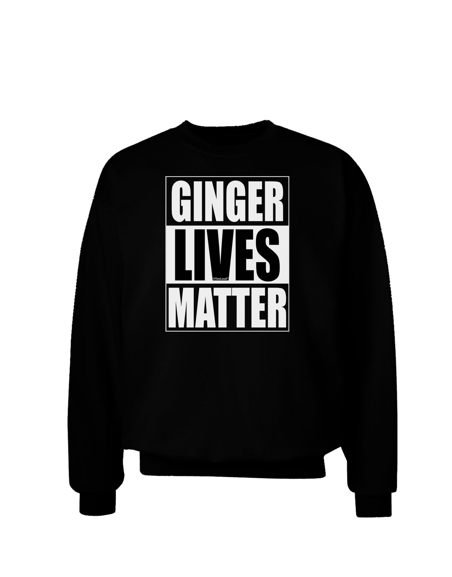 Ginger Lives Matter Adult Dark Sweatshirt by TooLoud-Sweatshirts-TooLoud-Black-Small-Davson Sales