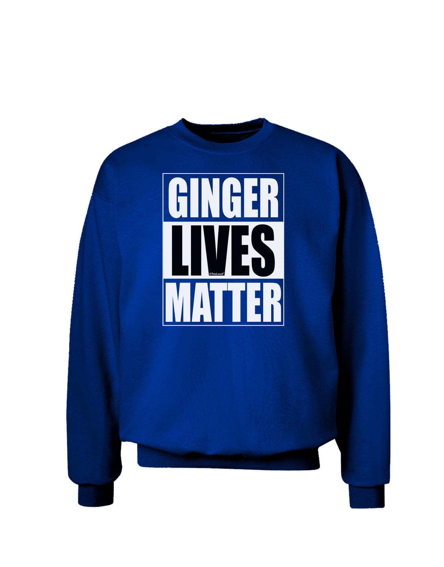 Ginger Lives Matter Adult Dark Sweatshirt by TooLoud-Sweatshirts-TooLoud-Deep-Royal-Blue-Small-Davson Sales