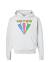 Girl Power Stripes Hoodie Sweatshirt by TooLoud-Hoodie-TooLoud-White-Small-Davson Sales