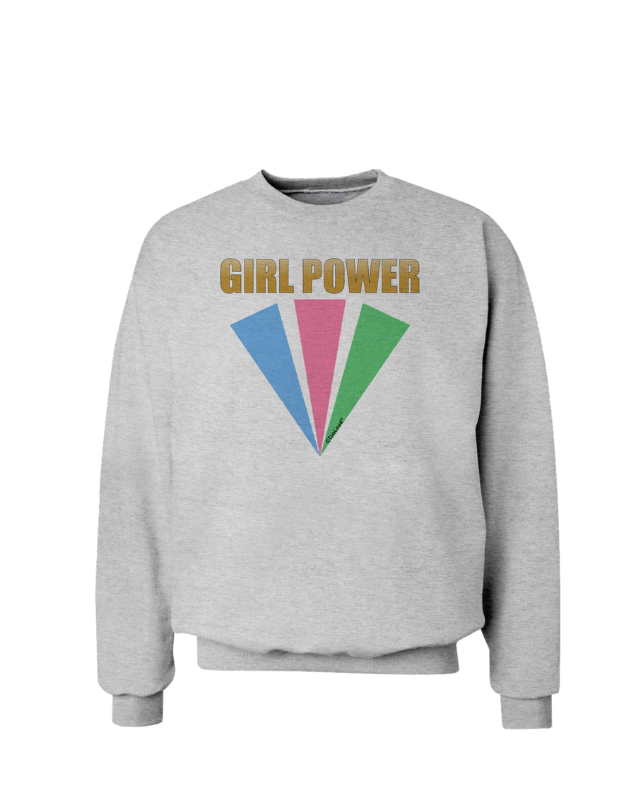 Girl Power Stripes Sweatshirt by TooLoud-Sweatshirts-TooLoud-White-Small-Davson Sales