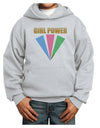 Girl Power Stripes Youth Hoodie Pullover Sweatshirt by TooLoud-Youth Hoodie-TooLoud-Ash-XS-Davson Sales