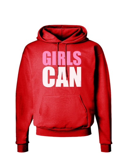 Girls Can Dark Hoodie Sweatshirt by TooLoud-Hoodie-TooLoud-Red-Small-Davson Sales