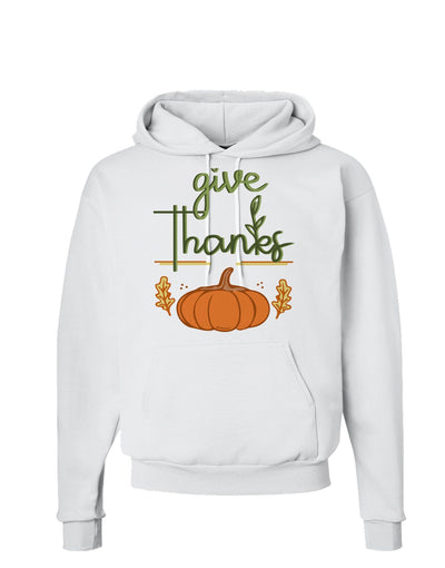 Give Thanks Hoodie Sweatshirt-Hoodie-TooLoud-White-Small-Davson Sales